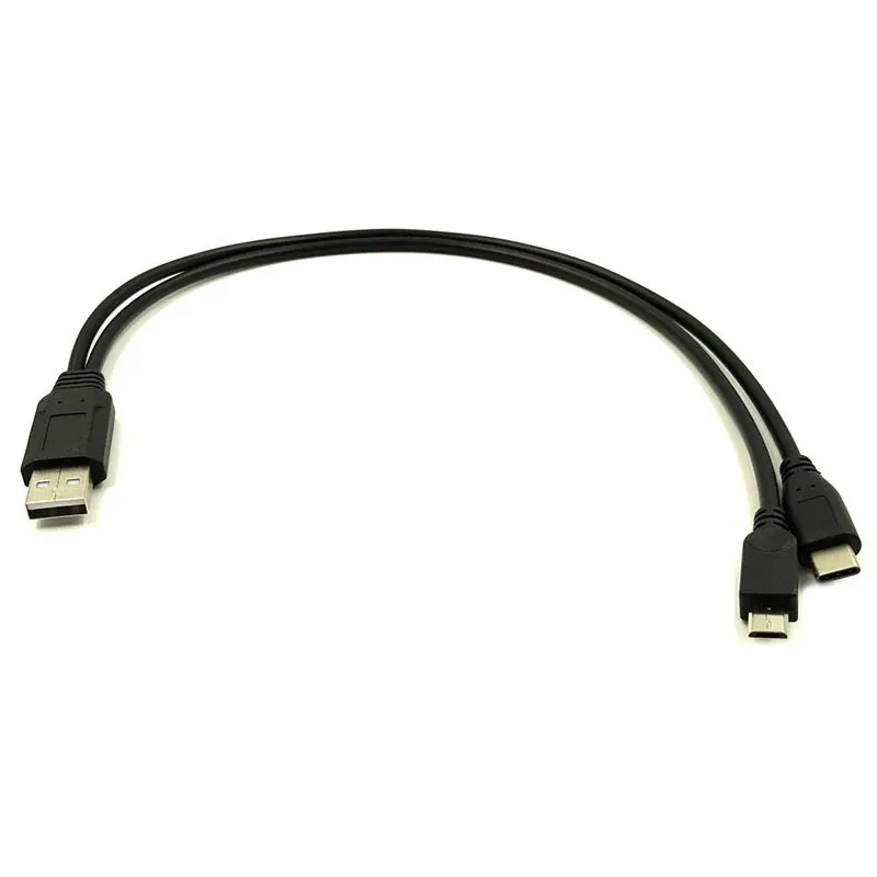 Зарядный кабель USB 3 1 типа C многофункциональный зарядный Duttek 2 в 0 A папа-USB папа и