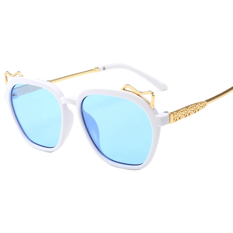 Child 2019 NEW square Frame Sunglasses Kids Gold leg Children Glasses UV400 Baby Summer Eyeglasses Cute Girl Eyewear n336 | Аксессуары