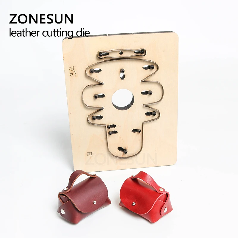 ZONESUN AHS Сумочка под заказ сделай сам кожаный держатель для монет штамповка сумка