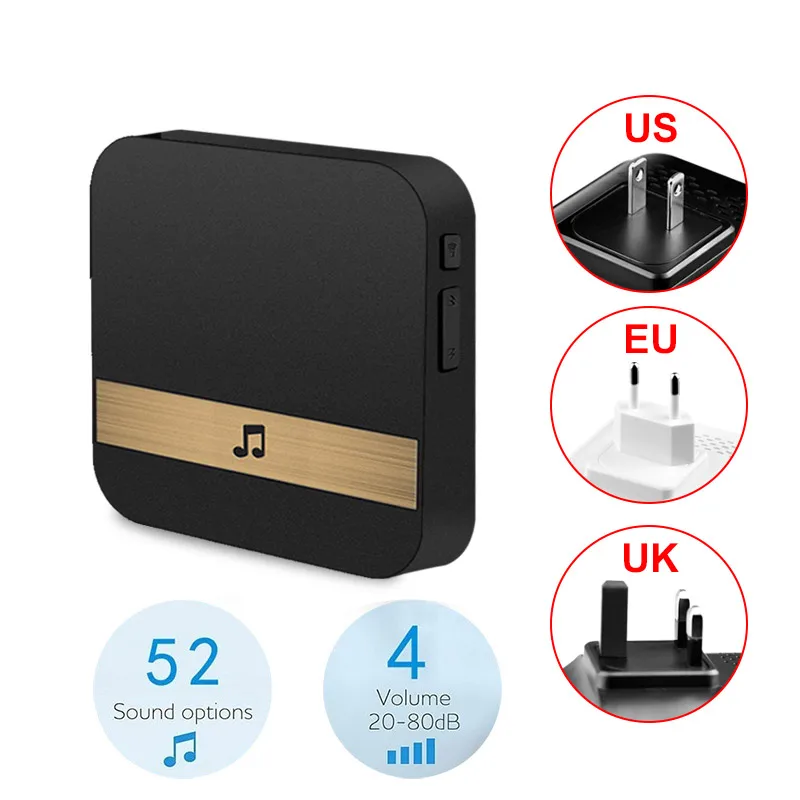 Denicer Smart ip видеосвязь Wi-Fi видео Кольцо телефон дверной звонок Cam беспроводная