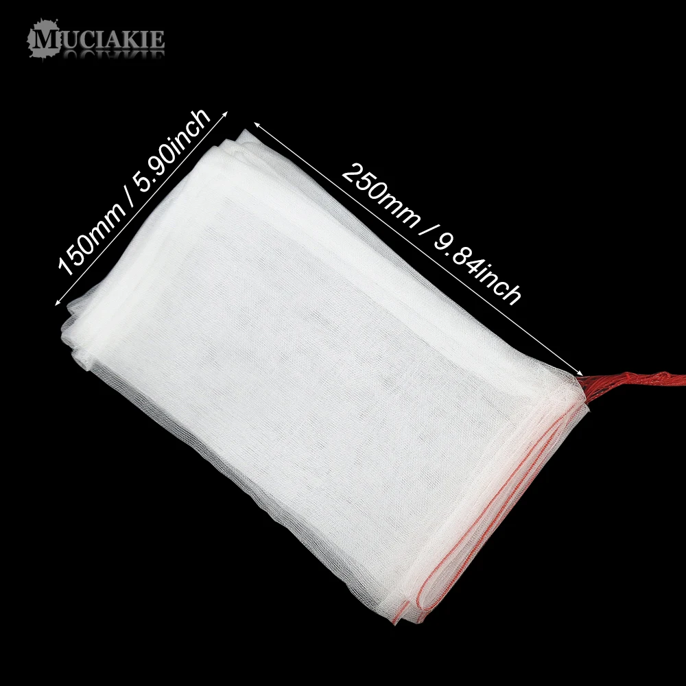 5PCS 25x15cm Nylon Netting White Fabric Grow Bags Mesh Net Garden Plants Fruit Protection Bag Anti Brid Drawstring | Дом и сад