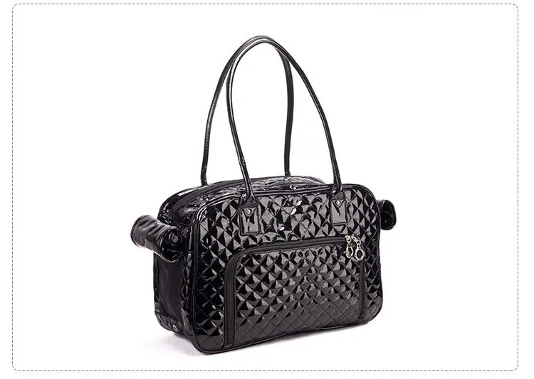 Роскошная переносная сумка для кошек и маленьких собак из искусственной кожи