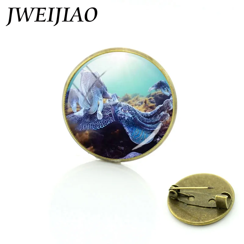 JWEIJIAO второй сезон &quotThe Bule Planet&quot Ocean Life Thing Броши синяя Китовая брошь булавки