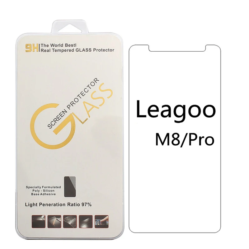 Для Leagoo M9 leagoo M8 pro Закаленное стекло протектор экрана 9H 2.5D Высокое качество без