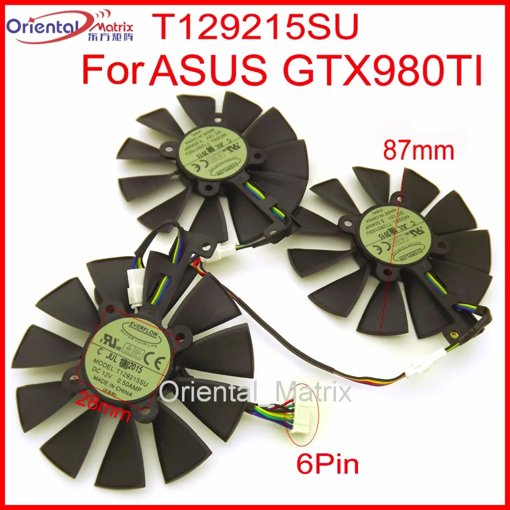 Кулер для видеокарты ASUS GTX980TI RX470 RX460 R9 390X GTX1080 GTX1070|cooling fan|graphic card coolergraphics cooling fan |