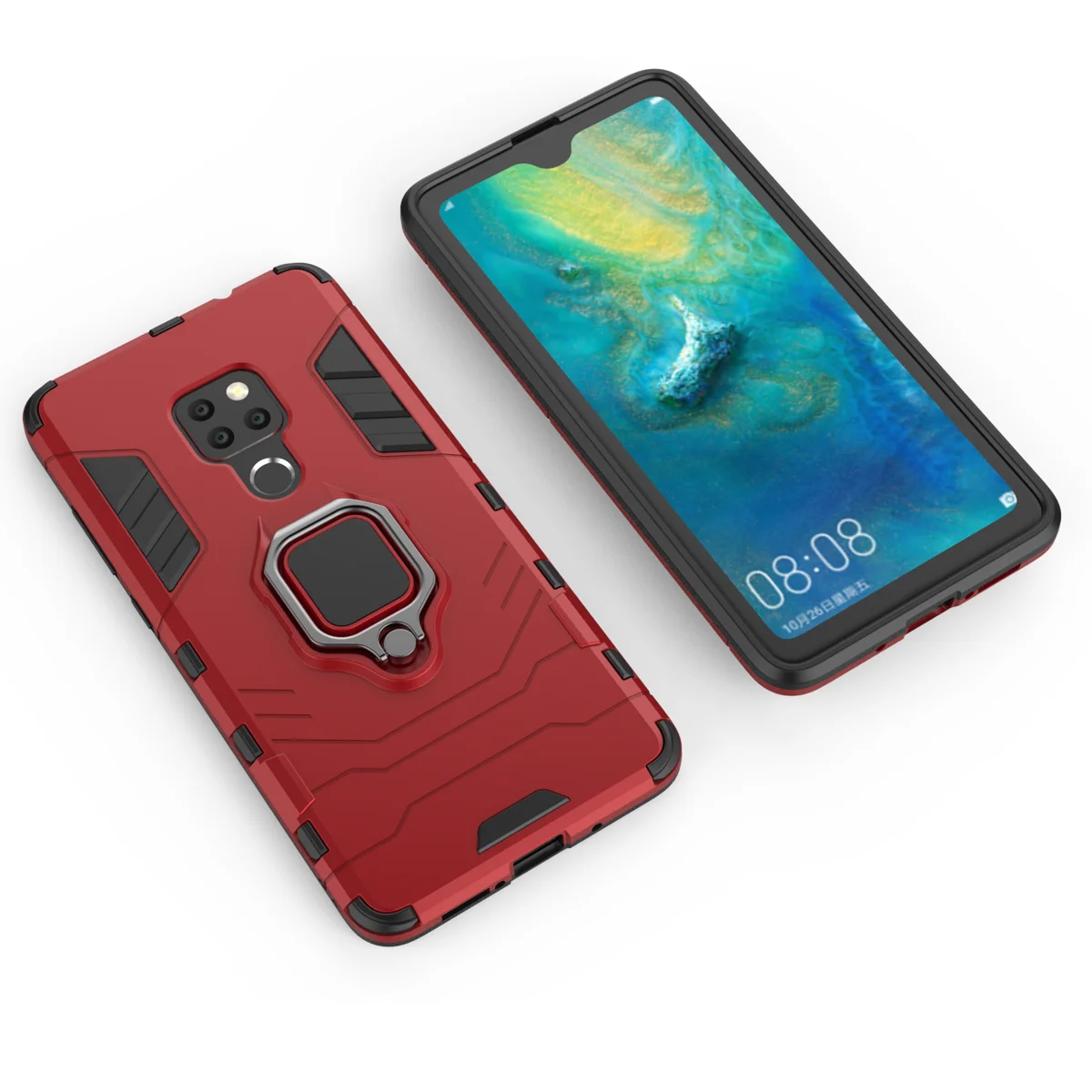 Ударопрочный защитный чехол с подставкой для huawei mate 9 10 20, усиленная защита, Жесткий Чехол из ТПУ для huawei mate 20X20 Pro