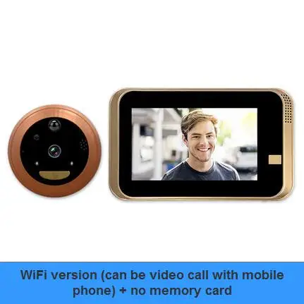 Intelligent electronic cat eye camera mobile phone WiFi video doorbell Avoid punching night vision home security door mirror |