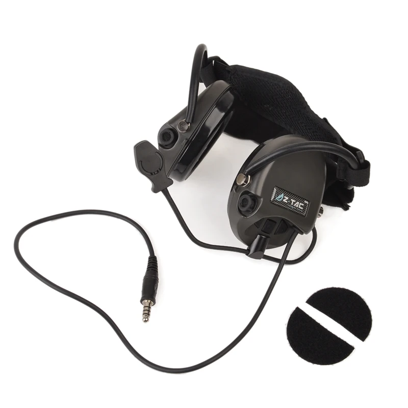 Z-Tactical Z-TAC Airsoft TCI Liberator II Шейная гарнитура военный мордин шумоподавляющие наушники для охоты Softair - Цвет: FG