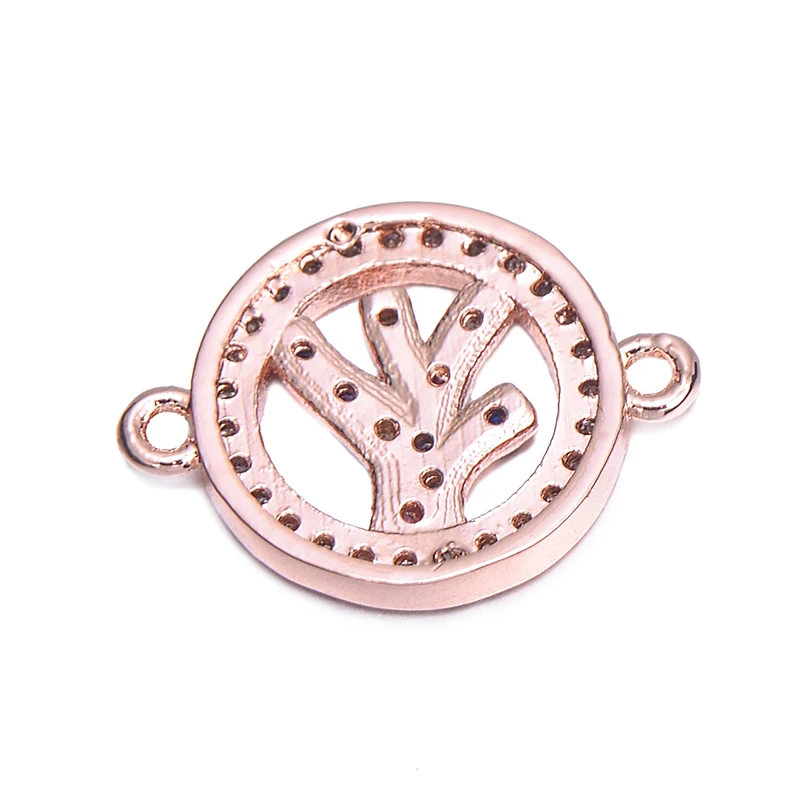 Очаровательные Подвески Neovivi с круглыми полыми деревьями для женского ожерелья