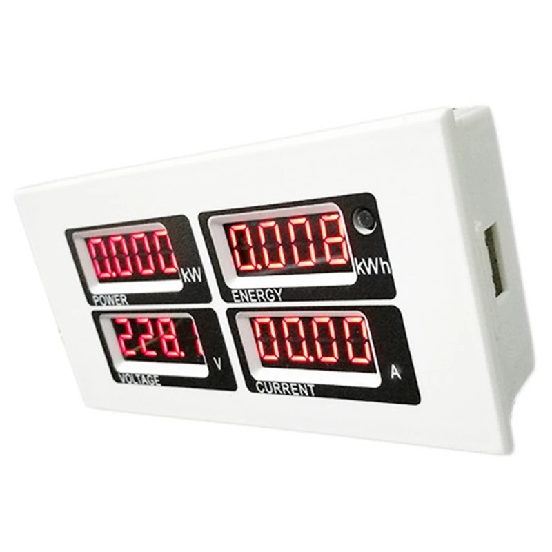 Pzem 004 Ac цифровая светодиодная панель Мульти Вольтметр Амперметр 220В 100А