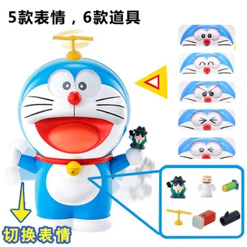 Новый подлинный Doraemon Робот Духи лицо/глаза-сменные YouTube модные модели наборы