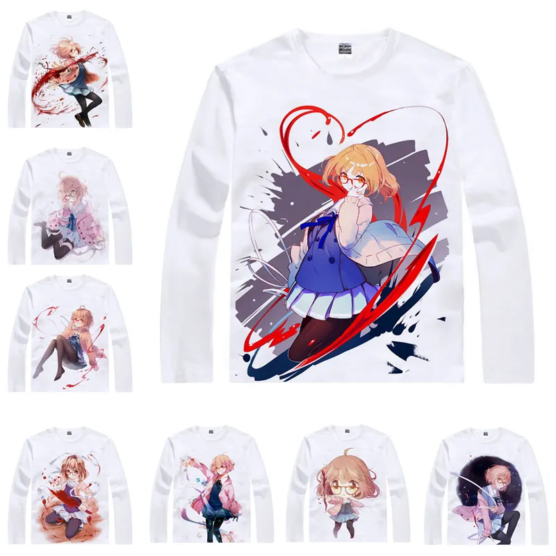 Аниме футболка Coolprint Мирай Курияма футболки для мужчин и молодежи за пределами