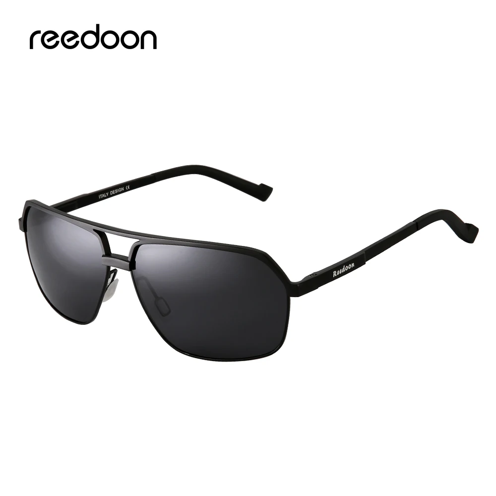 Мужские солнцезащитные очки Reedoon поляризационные HD UV400 в алюминиево магниевой