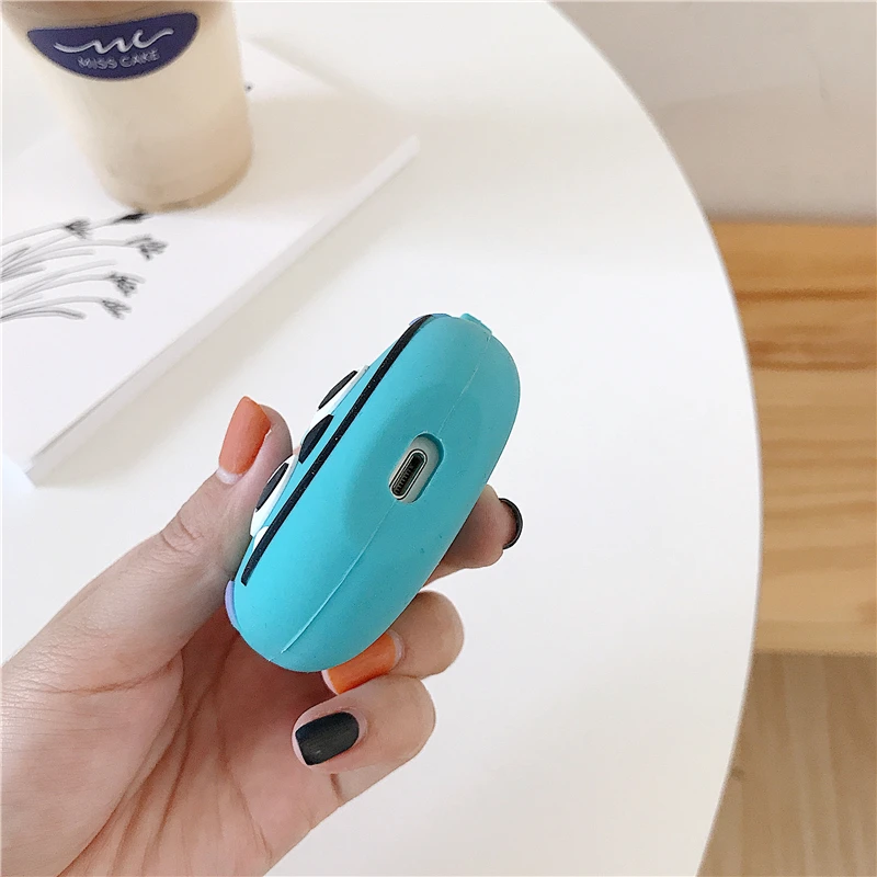 Мультфильм 3D кукла Университет Монстров Bluetooth чехол для наушников для Airpods милый Салли микрофон Беспроводная гарнитура игрушка коробка силиконовый чехол