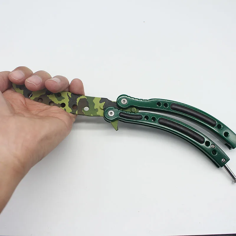 CS GO складной нож Karambit Бабочка выцветает цвет игра унылое лезвие без края