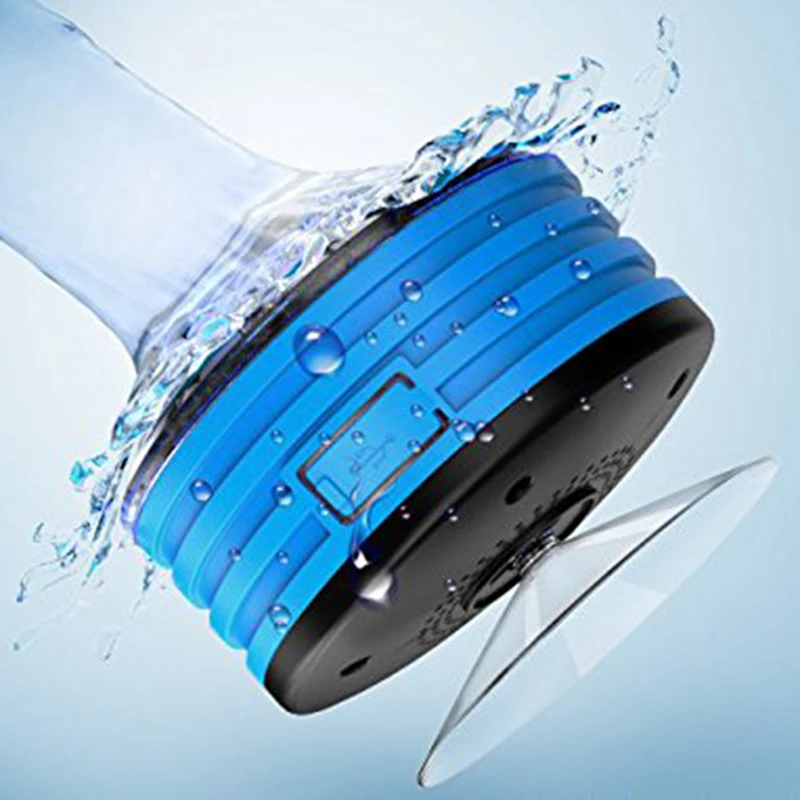 Mini Wireless Bluetooth Speaker Hands Free Waterproof Car Bathroom Office Beach Stereo Subwoofer Music Loudspeaker with Suction |
