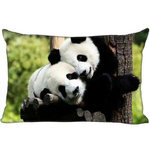 Best наволочки на заказ panda(1)_ 1 bedroom Home Rectangle наволочка на молнии(One Side)@ 181205-05-01-19 - Цвет: Pillowcase