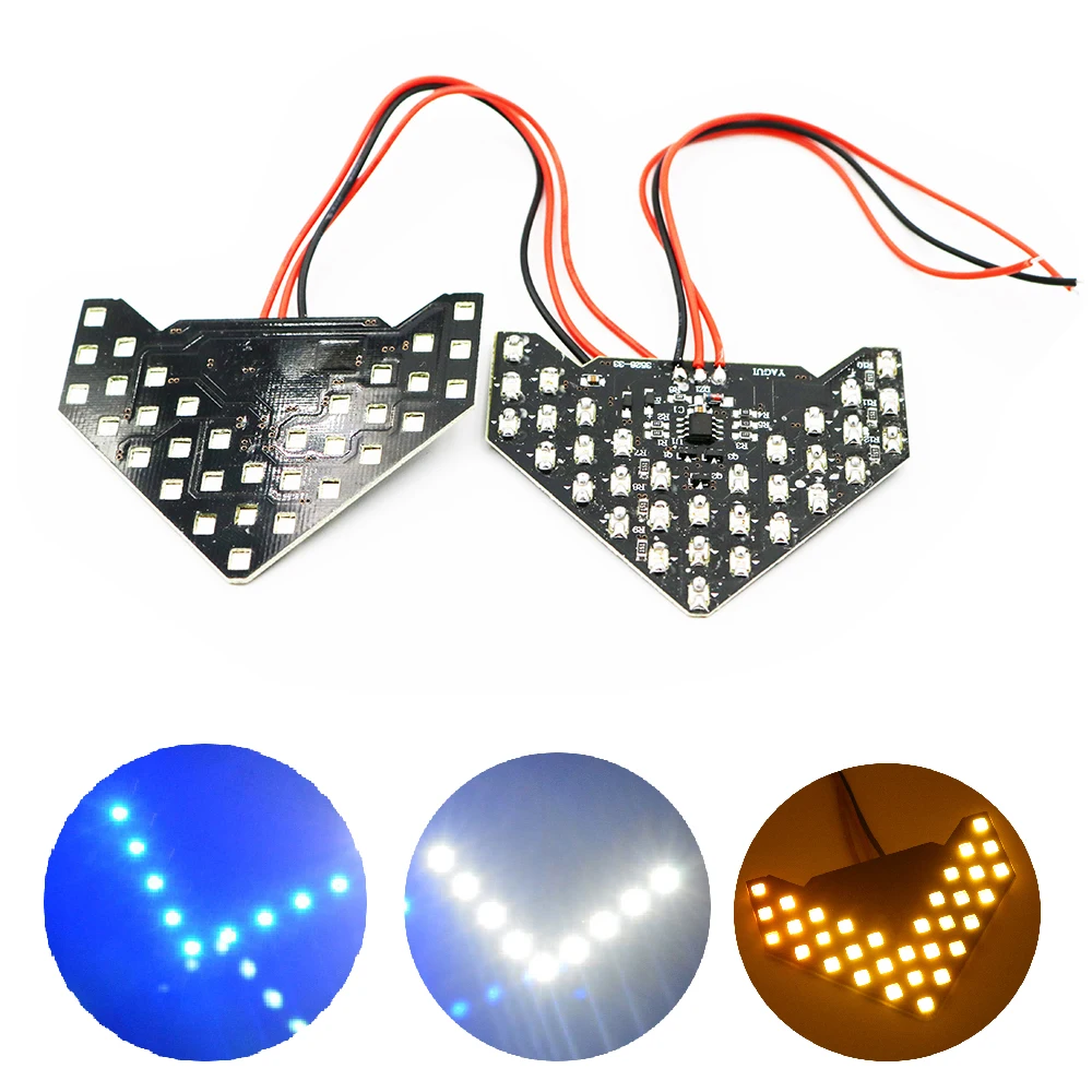 Yushuangyi 2 шт./лот! 33 SMD последовательный светодиодный индикатор освещения со