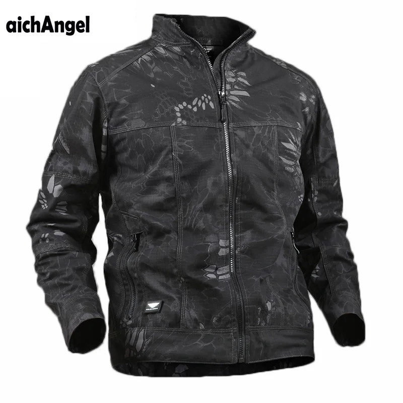 Мужская тактическая Полевая куртка бомбер военная одежда армейские куртки