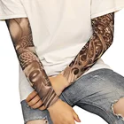 2020 Новые перчатки с татуировками, перчатки для защиты от солнца, мужские Поддельные рукава для татуировки, теплые мужские перчатки для тела, Epautlet Shirt Tatoo