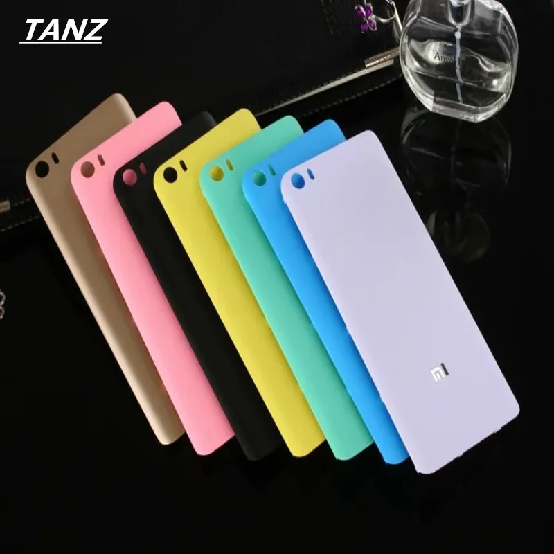 TANZ Quality Glossy &amp Matte Back Battery Cover For Xiaomi Mi 5 Mi5 M5 Phone Case Housing Replacement Parts+Free Open Tool Sucker |