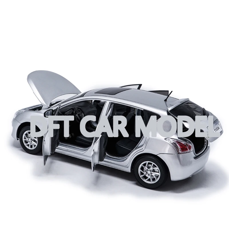 1:18 игрушечные автомобили из сплава модель автомобиля TIIDA детские оригинальные
