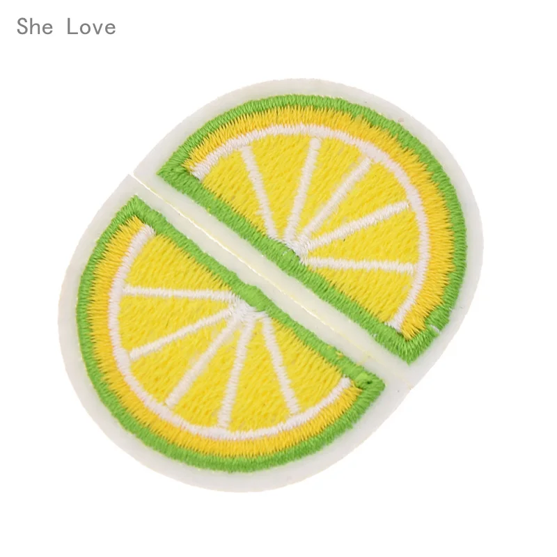 20 шт. нашивки с вышивкой лимона|Заплатки| |