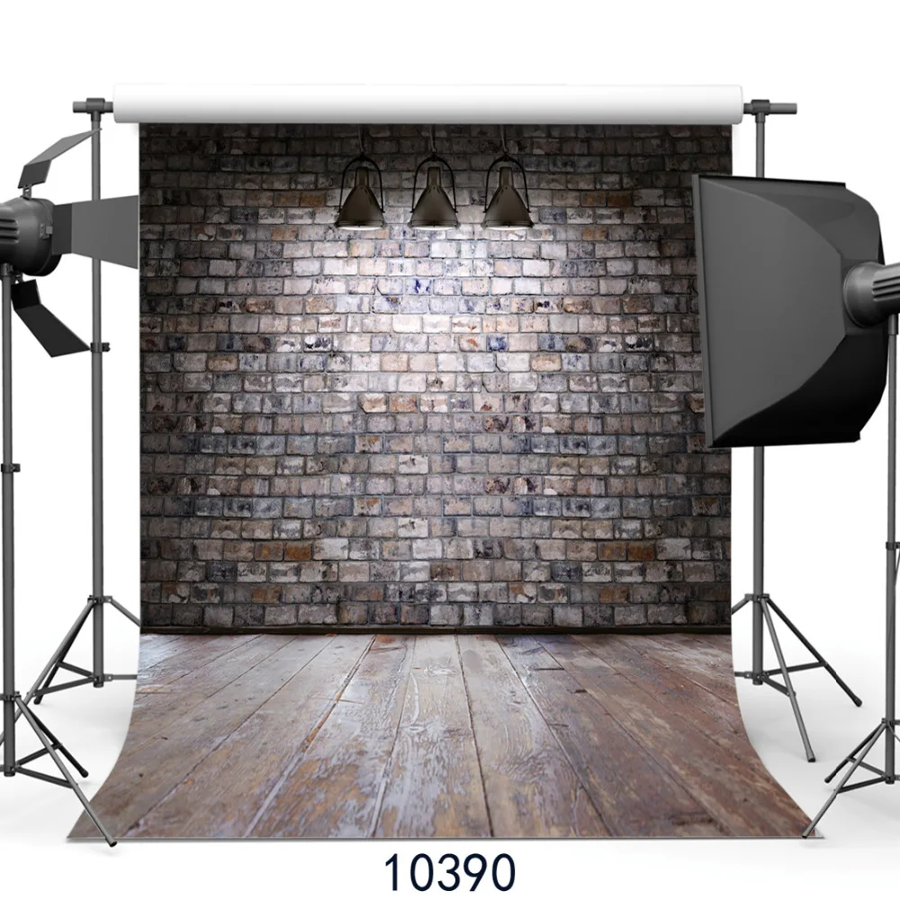 

Computer Printed Vinyl Photography Background For Studio Photo Props Photographic Backdrops Cloth Brick Wall Wooden Floor