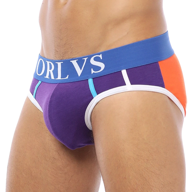 ORLVS Новое сексуальное нижнее белье мужские трусы мужское хлопковое Cueca Gay s бикини