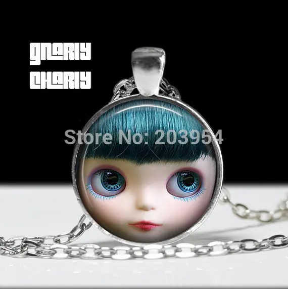 Винтажная кукольная Камея для фильма ожерелье с подвеской на лицо 1 шт./лот милая