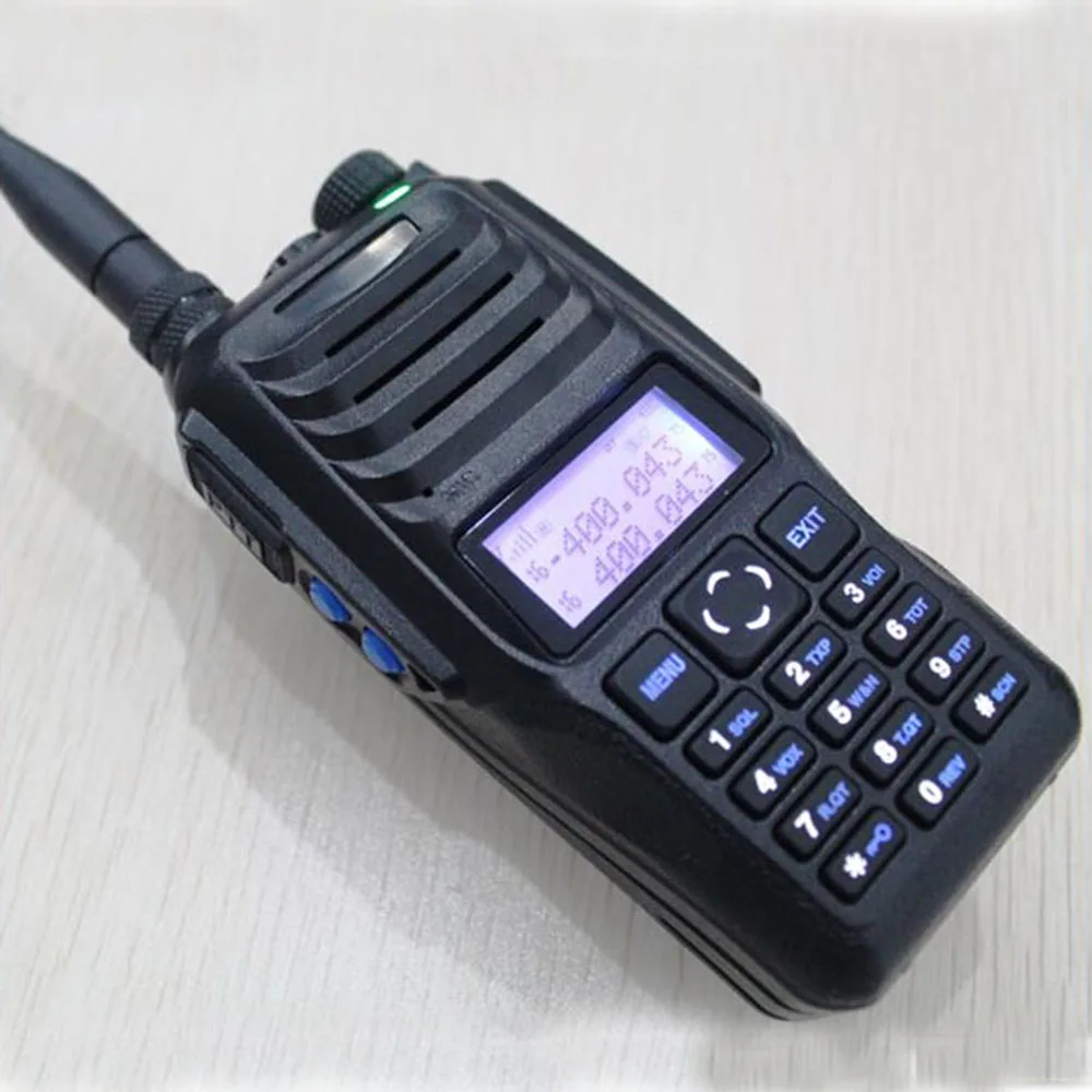 DHL Free 3 шт. Двухдиапазонная портативная рация VHF UHF 10 Вт км Удобная RS589 Трехцветная с