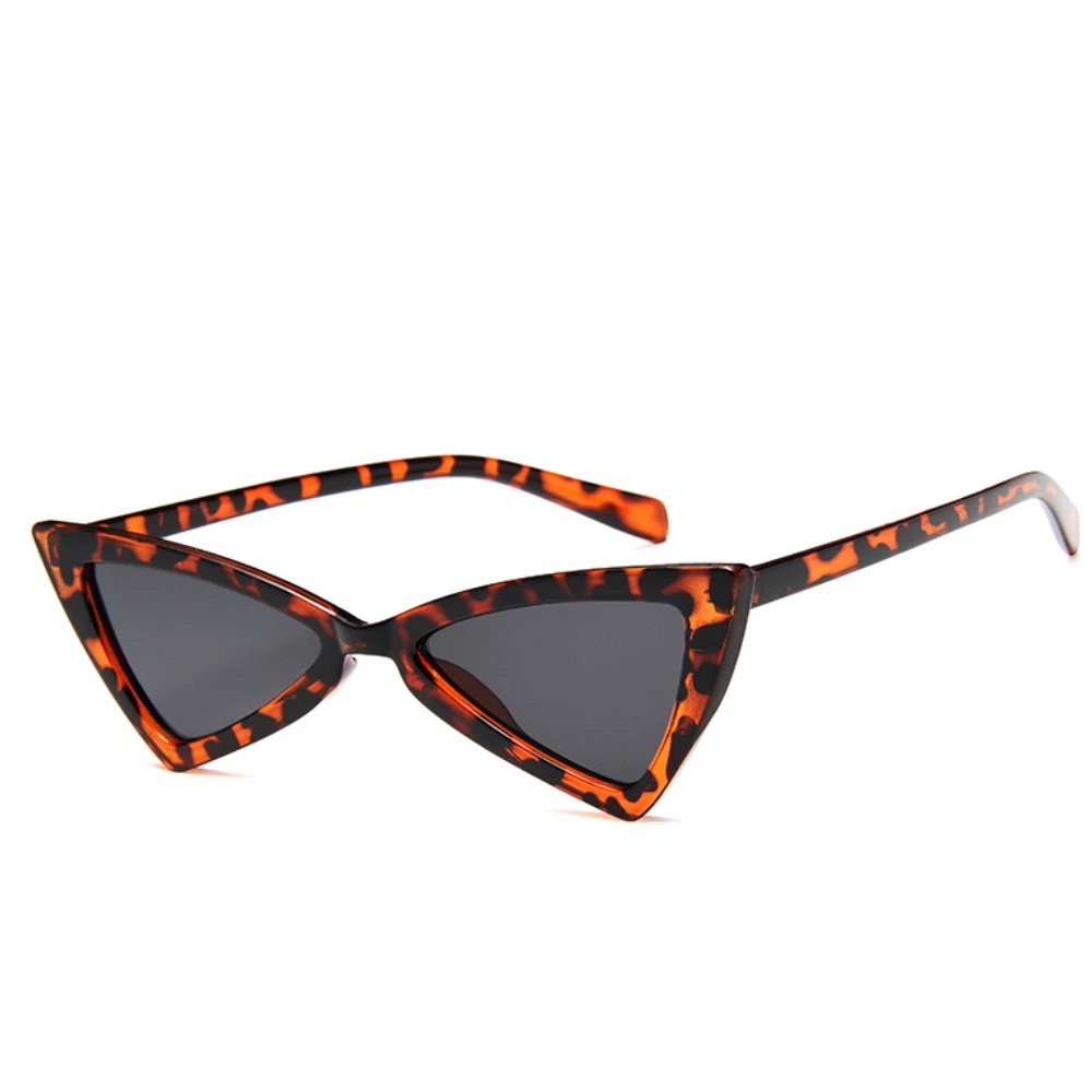 Модные Треугольники бабочка Солнцезащитные очки для женщин мужской и женский