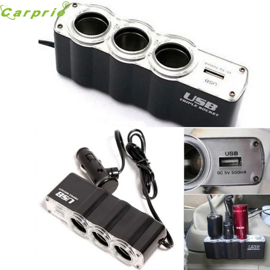 Новый 1 USB зарядное устройство питания и три розетки расширитель для