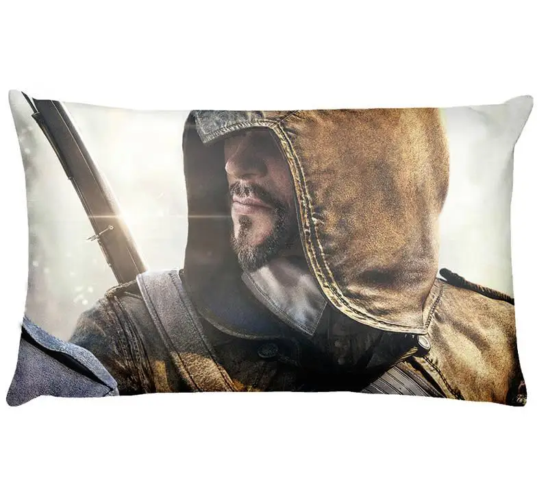 Подушки для дома, декоративная наволочка с принтом Assassin's Creed, подушки с аниме, Декоративная Подушка для домашнего декора, диванная Подушка 45*45 - Цвет: 16