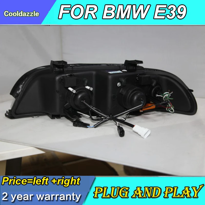 Для BMW E39 светодиодный налобный фонарь Ангельские глазки 1995 1996 1997 1998 1999 2000 2001 2002 2003