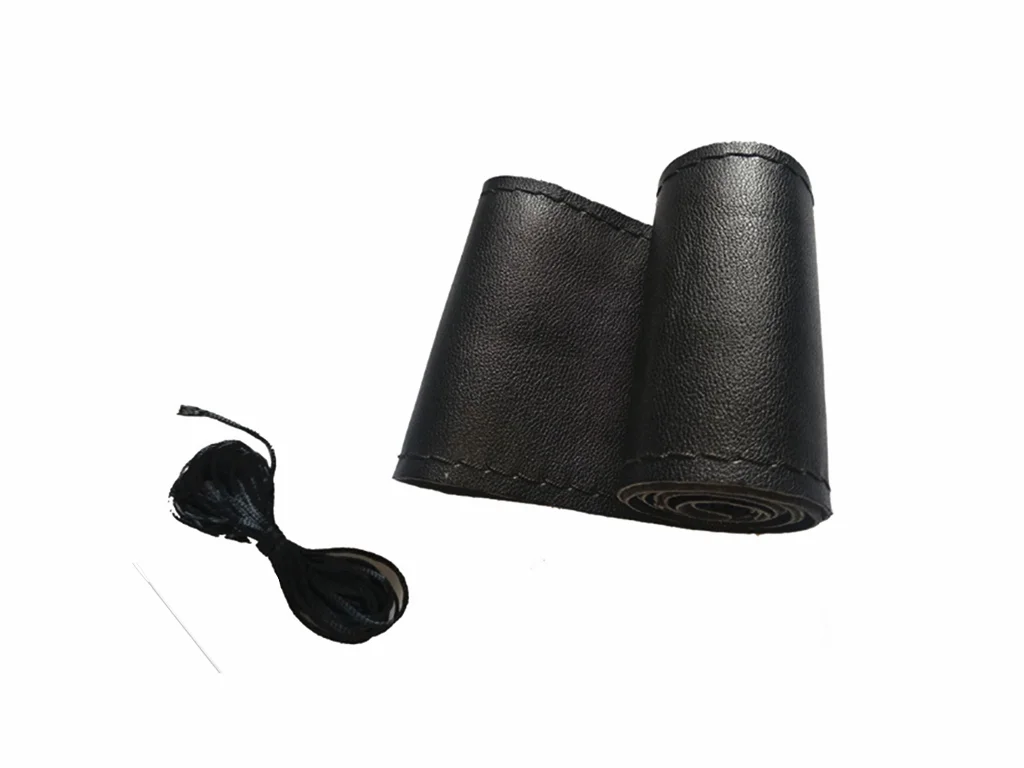 Автомобильная форма микрофибра кожа ручная швейная крышка рулевого колеса 38 см