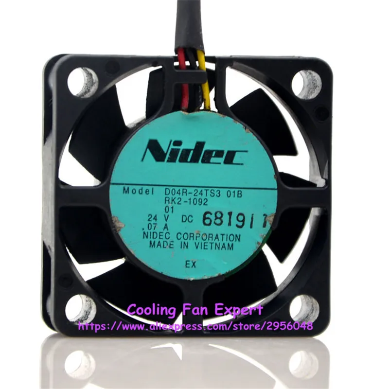 Nidec D04R 24TS3 01B принтер Вентилятор охлаждения компьютера DC 24V 0.07A 4015 4 см 40*40*15 мм 3