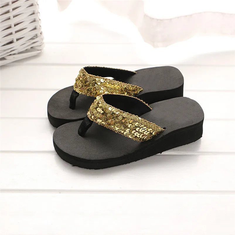 Женская обувь sandalia feminina Женские шлепанцы sandalias Клиновидная платформа Летняя
