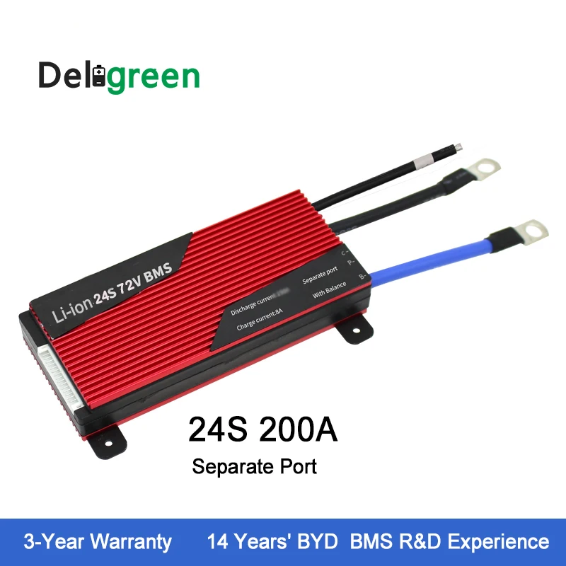 24 S 84 в 120A 150A 200A BMS для 18650 26650 Li Ion pack номинальная 3 2 lifepo4 аккумулятор с отдельным