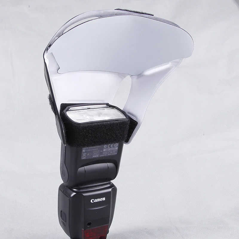 Универсальный серебристый/золотой/белый отражатель для вспышки 3 цветов Canon Nikon