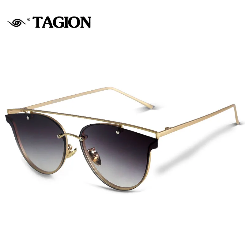 TAGION горячая Распродажа Модные солнцезащитные очки женские кошачий глаз 6839 |