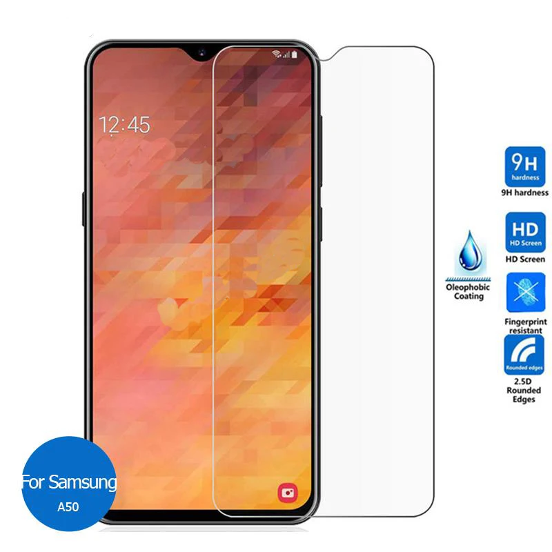 Закаленное стекло для Samsung Galaxy A10 A30 A50 защита экрана 9H защитная пленка на 10 30 50 SM