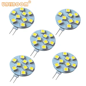 5 шт.лот 1,5 W 9 SMD 5050 G4 LED ACDC 12V 24V DC белый 6000K G4 Светодиодная лампа для лодки