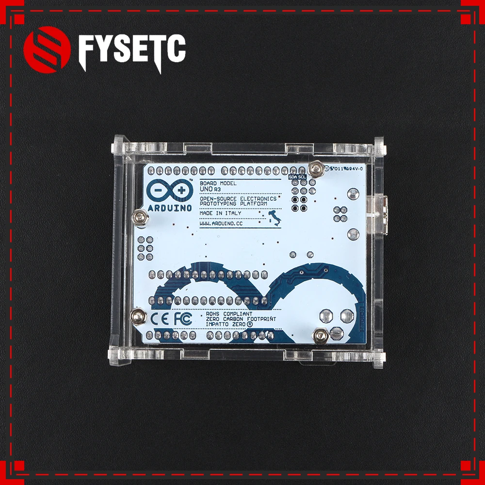 2 шт. Новейшие усовершенствованные Uno R3 чехол корпус Прозрачная Акриловая крышка