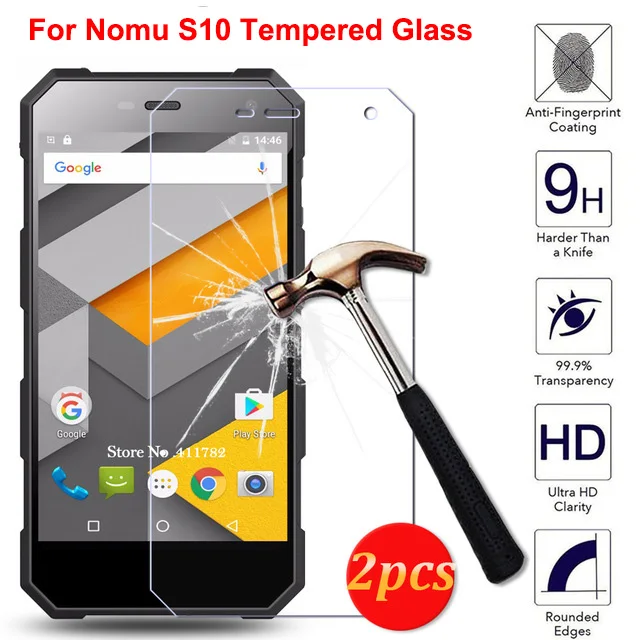 Защитное стекло NOMU S10 закаленное Nomu защита экрана Pro Взрывозащищенная защитная