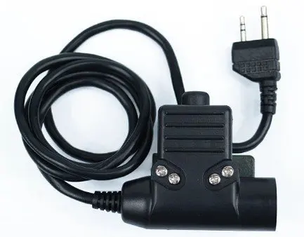 Element U94 Airsoft Headset PTT for Midland 2 Pin Radio free shipping | Спорт и развлечения
