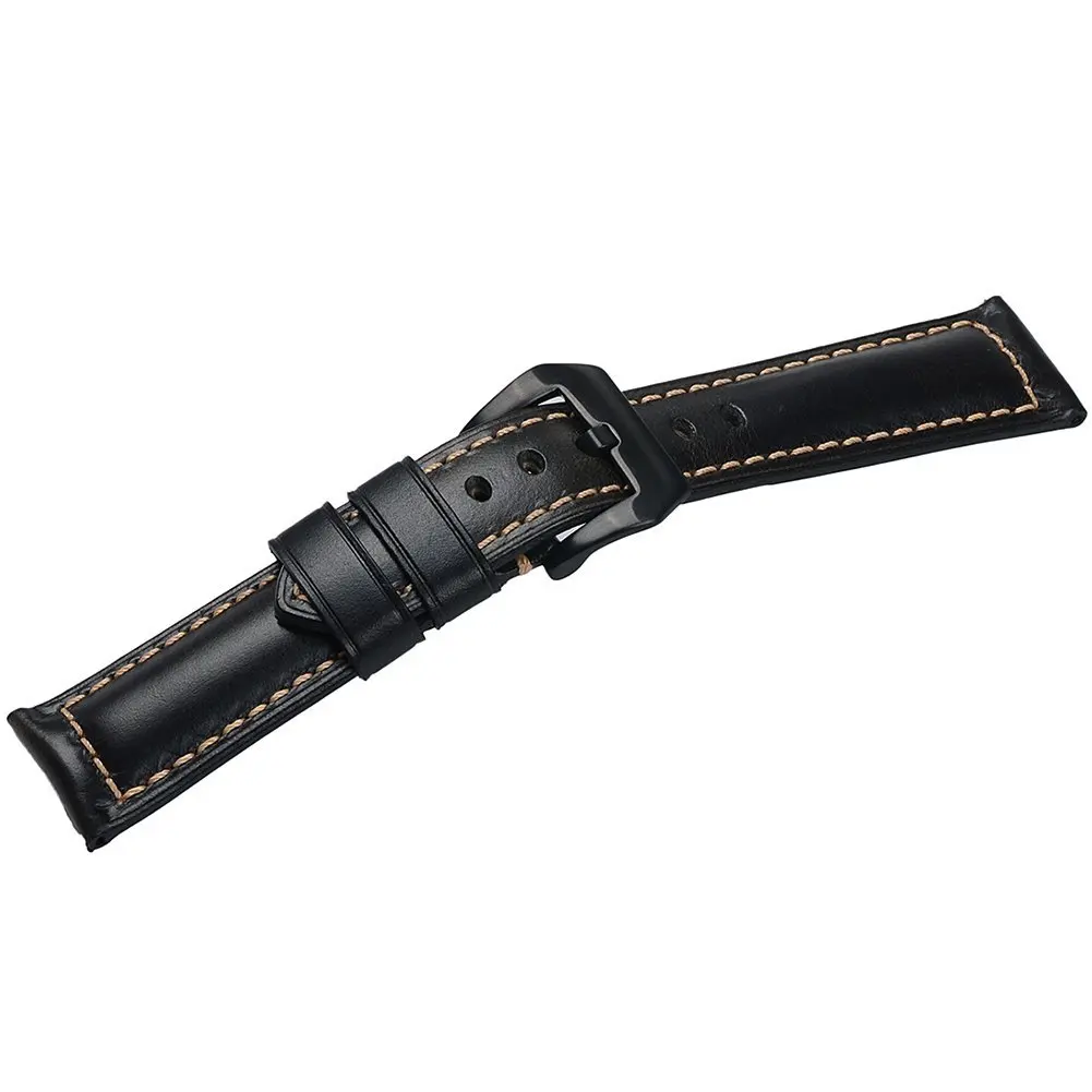 

Genuine Leather Strap For Samsung Gear S3 22mm Easy Replacement Sport Watch Strap With Stainless Steel Buckle Clasp High Quality