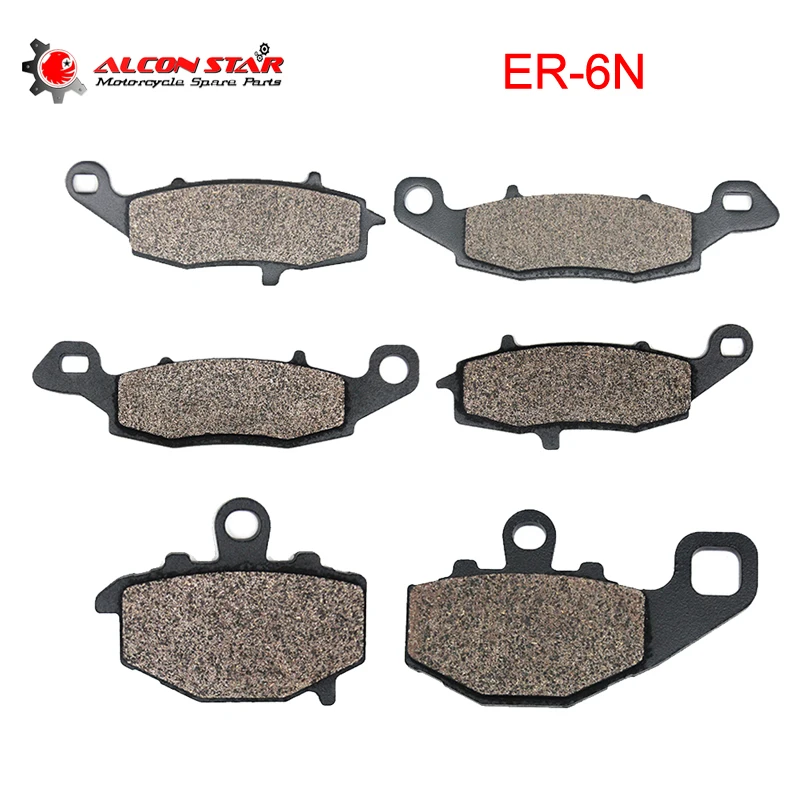 Alconstar-тормозные колодки для мотоциклов Kawasaki ER-6N 2007 2008 2009 2010 2011 2012 2013 2014 передние и
