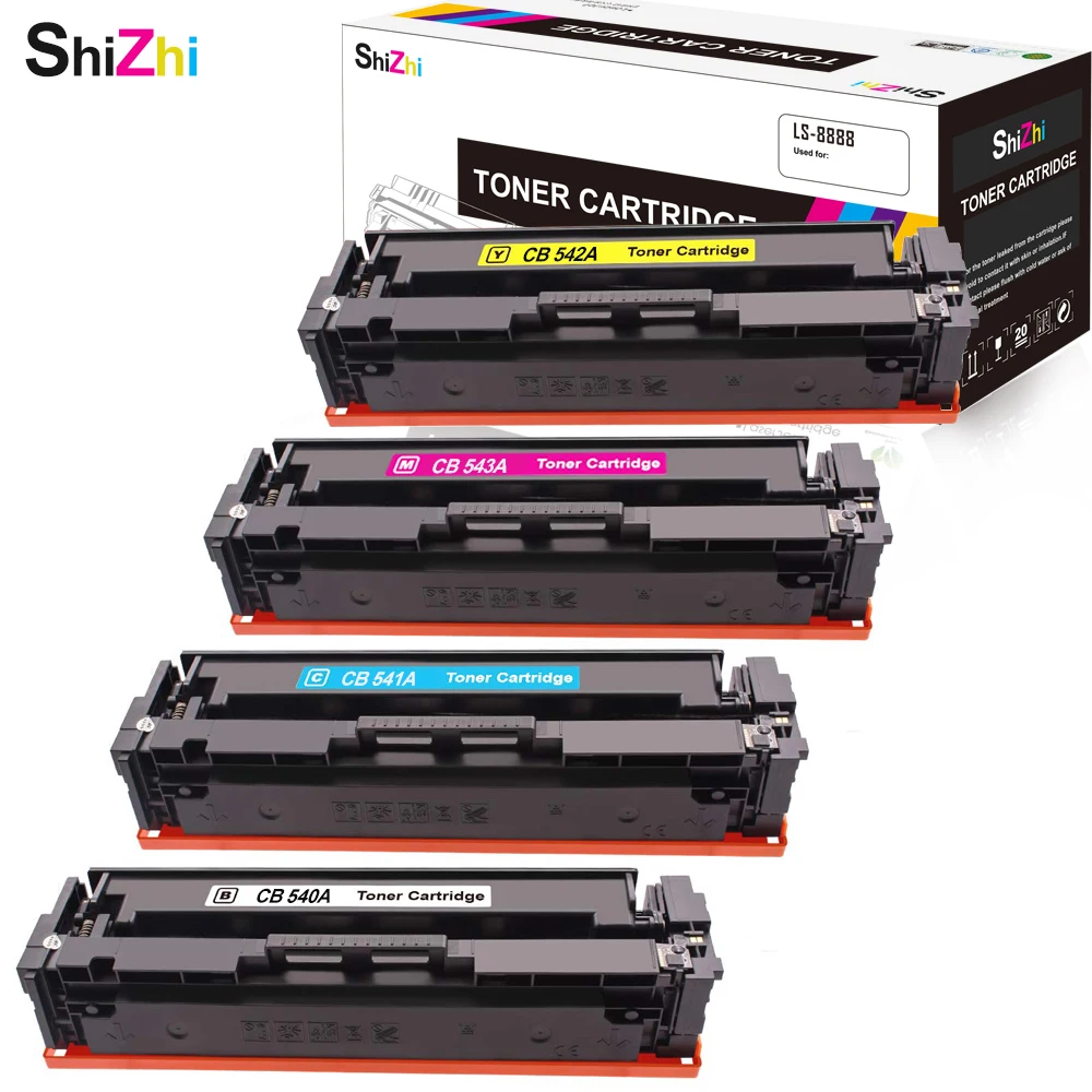 SHIZHI совместимый тонер картридж HP 125A CB540A CB541A CB542A CB543 для Laserjet CP1215 CP1518ni CP1515n CM1312nfi CM1312
