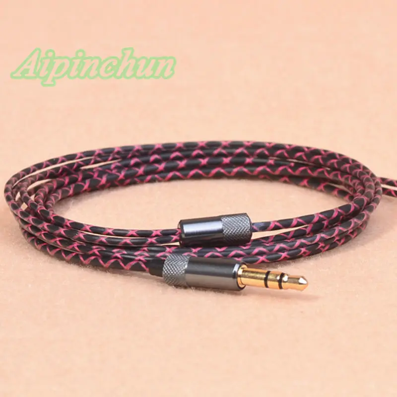 

Aipinchun 3,5 мм 3-полюсный разъем для наушников DIY, аудиокабель для ремонта, сменный провод для наушников AA0233